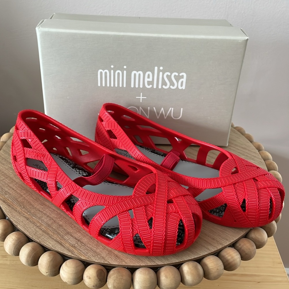 Mini Melissa + Jason Wu Ballet Flats - size 12Y